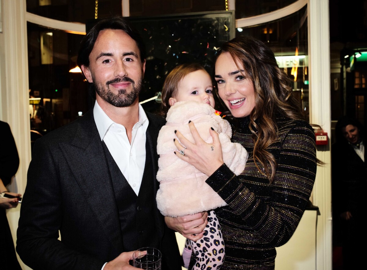 Photo : Jay Rutland avec sa femme Tamara Ecclestone et leur fille