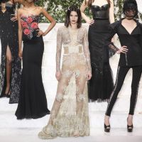 Fashion Week : Kendall Jenner, craquante au défilé La Perla, avec Naomi Campbell