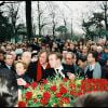 Gérard Depardieu aux obsèques de Barbara.