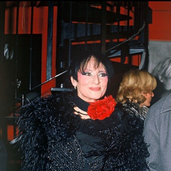 ARCHIVES - NICOLE GARCIA, LA CHANTEUSE BARBARA ET JACQUES WEBER - PREMIERE DU SPECTACLE " LILY PASSION " AU ZENITH A PARIS EN 198628/01/1986 - Paris