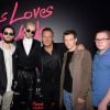 Exclusif - Jean-Roch et le groupe Tokio Hotel (Bill Kaulitz, Tom Kaulitz, Georg Listing, Gustav Schäfer) - Soirée Mercedes Love Fashion week au Vip Room à Paris le 10 mars 2015.