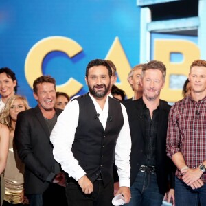 Exclusif -Gilles Verdez, Capucine Anav, Benjamin Castaldi, Cyril Hanouna, Jean-Luc Lemoine, Matthieu Delormeau, Shera Kerienski lors de l'Enregistrement de la première émission de la rentrée de Touche pas à mon poste (TPMP) sur C8 à Paris le 5 septembre 2016. © Dominique Jacovides / Bestimage