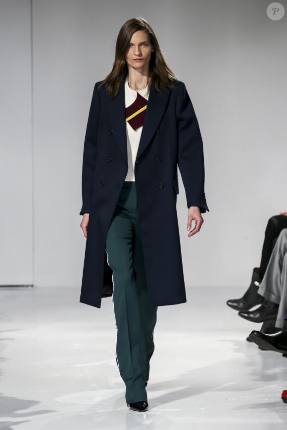 Défilé "Calvin Klein", collections prêt-à-porter et homme automne 2017, à la Fashion Week de New York. Le 10 février 2017.