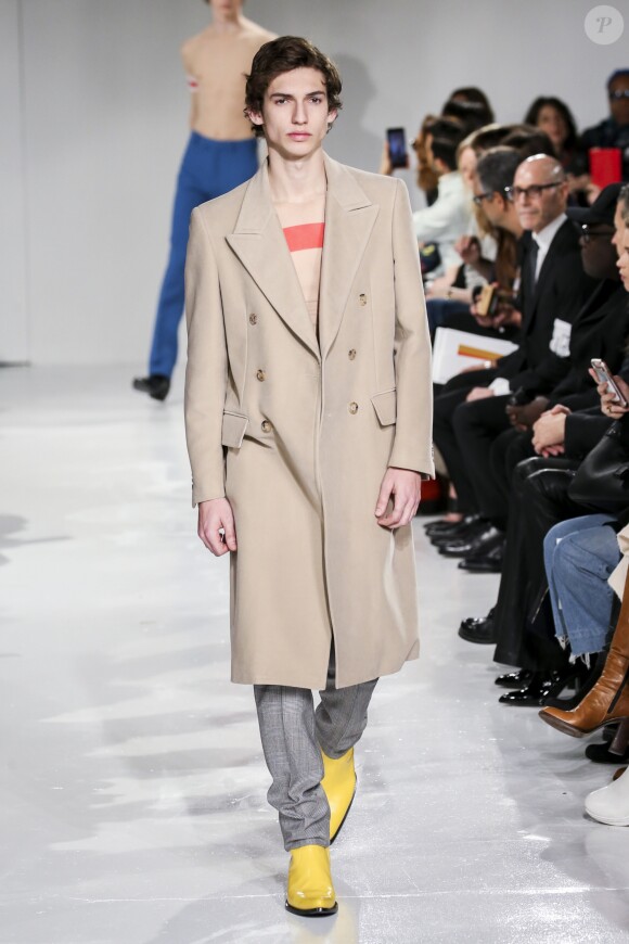 Défilé "Calvin Klein", collections prêt-à-porter et homme automne 2017, à la Fashion Week de New York. Le 10 février 2017.