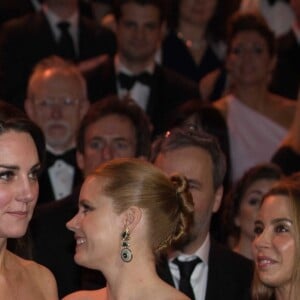 Le prince William et Catherine Kate Middleton, la duchesse de Cambridge arrivent à la cérémonie des British Academy Film Awards (BAFTA) au Royal Albert Hall à Londres, le 12 février 2017.