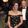 Kate Middleton arrive à la cérémonie des British Academy Film Awards (BAFTA) au Royal Albert Hall à Londres, le 12 février 2017.