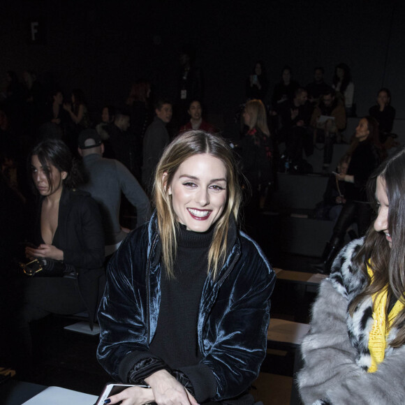 Olivia Palermo - Défilé Prabal Gurung, collection automne-hiver 2017 au Skylight Clarkson Sq. New York, le 12 février 2017.