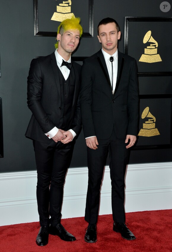 Le groupe Twenty One Pilots lors de la 59e édition des Grammy Awards au Staples Center de Los Angeles, le 12 février 2017