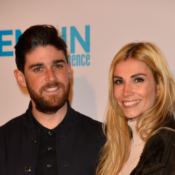 Alexandra Rosenfeld (Miss France 2006) et son compagnon Etienne - Avant première du film "Demain tout commence" au Grand Rex à Paris le 28 novembre 2016. © Coadic Guirec/Bestimage