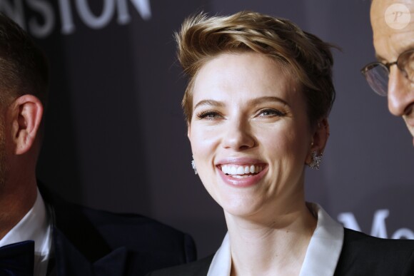 Scarlett Johansson à la soirée amfAR au Cipriani's Wall Street à New York, le 8 février 2017