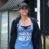 Exclusif - Teri Hatcher se rend à son cours de gym à Studio City. Los Angeles, le 4 janvier 2017.