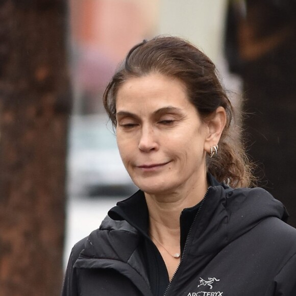Exclusif - Teri Hatcher sort de sa séance de gym à Studio City, le 13 janvier 2017.