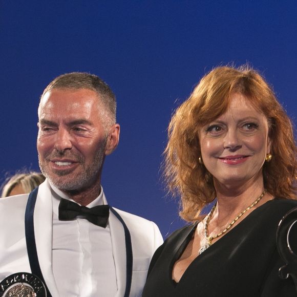 Dean Caten, Susan Sarandon, Dan Caten - Cérémonie de remise des prix lors du 62e Festival du Film de Taormine. Le 12 juin 2016