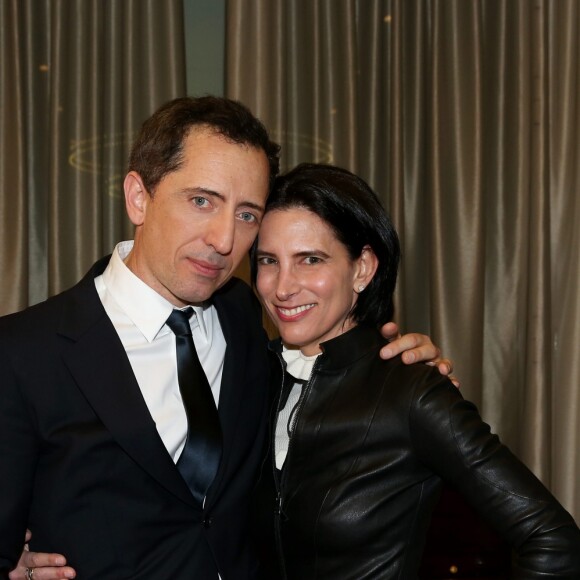 Exclusif - Gad Elmaleh dans la loge après le spectacle "Oh My Gad" au "Carnegie Hall" à New York City, New York, Etats-Unis, le 11 février 2017. © Domique Jacovides/Bestimage