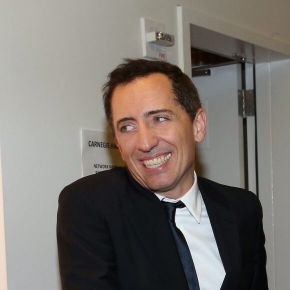 Exclusif - Gad Elmaleh dans la loge après le spectacle "Oh My Gad" au "Carnegie Hall" à New York City, New York, Etats-Unis, le 11 février 2017. © Domique Jacovides/Bestimage