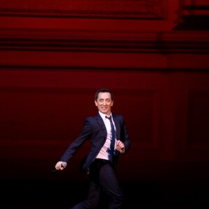 Exclusif - Gad Elmaleh se produit sur la mythique scène du "Carnegie Hall" à New York, avec son spectacle "Oh My Gad", entièrement joué en anglais. New York, le 11 février 2017. © Dominique Jacovides/Bestimage