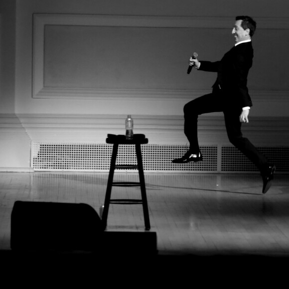 Exclusif - Gad Elmaleh se produit sur la mythique scène du "Carnegie Hall" à New York, avec son spectacle "Oh My Gad", entièrement joué en anglais. New York, le 11 février 2017. © Dominique Jacovides/Bestimage