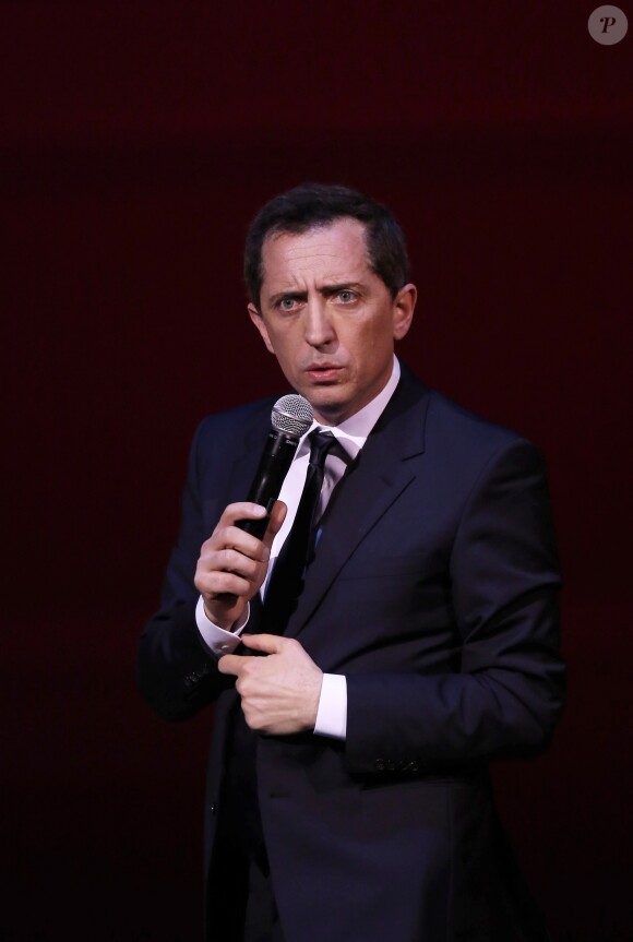 Exclusif - Gad Elmaleh se produit sur la mythique scène du "Carnegie Hall" à New York, avec son spectacle "Oh My Gad", entièrement joué en anglais. New York, le 11 février 2017. © Dominique Jacovides/Bestimage