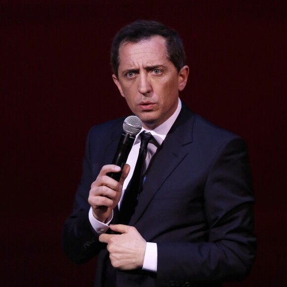 Exclusif - Gad Elmaleh se produit sur la mythique scène du "Carnegie Hall" à New York, avec son spectacle "Oh My Gad", entièrement joué en anglais. New York, le 11 février 2017. © Dominique Jacovides/Bestimage