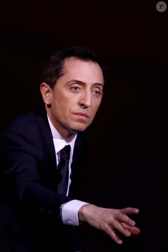 Exclusif - Gad Elmaleh se produit sur la mythique scène du "Carnegie Hall" à New York, avec son spectacle "Oh My Gad", entièrement joué en anglais. New York, le 11 février 2017. © Dominique Jacovides/Bestimage