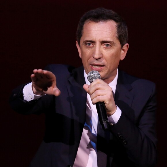 Exclusif - Gad Elmaleh se produit sur la mythique scène du "Carnegie Hall" à New York, avec son spectacle "Oh My Gad", entièrement joué en anglais. New York, le 11 février 2017. © Dominique Jacovides/Bestimage