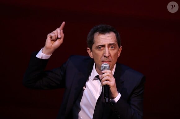 Exclusif - Gad Elmaleh se produit sur la mythique scène du "Carnegie Hall" à New York, avec son spectacle "Oh My Gad", entièrement joué en anglais. New York, le 11 février 2017. © Dominique Jacovides/Bestimage