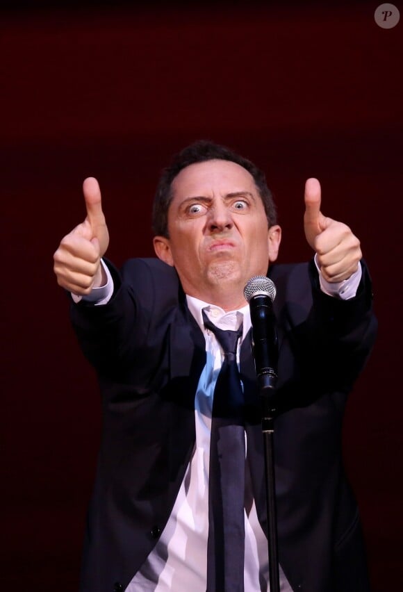 Exclusif - Gad Elmaleh se produit sur la mythique scène du "Carnegie Hall" à New York, avec son spectacle "Oh My Gad", entièrement joué en anglais. New York, le 11 février 2017. © Dominique Jacovides/Bestimage