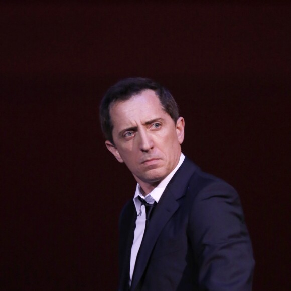 Exclusif - Gad Elmaleh se produit sur la mythique scène du "Carnegie Hall" à New York, avec son spectacle "Oh My Gad", entièrement joué en anglais. New York, le 11 février 2017. © Dominique Jacovides/Bestimage