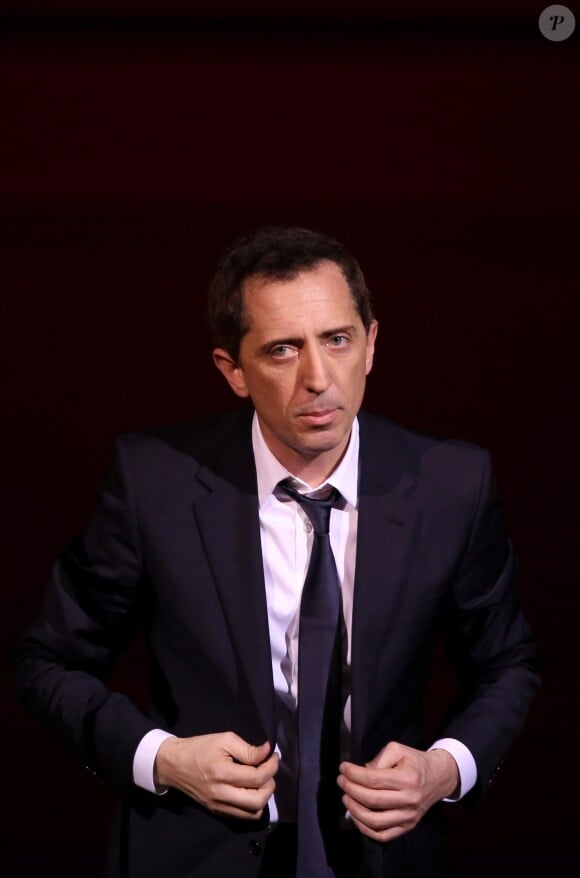 Exclusif - Gad Elmaleh se produit sur la mythique scène du "Carnegie Hall" à New York, avec son spectacle "Oh My Gad", entièrement joué en anglais. New York, le 11 février 2017. © Dominique Jacovides/Bestimage