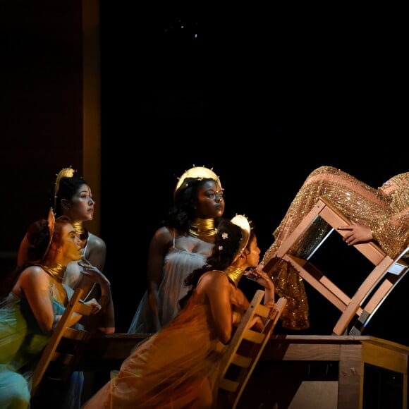 Beyonce lors de la 59e cérémonie des Grammy Awards, au Staples center de Los Angeles, le 12 février 2017.