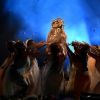 Beyoncé aux 59e Grammy Awards au Staples Center. Le 12 février 2017.