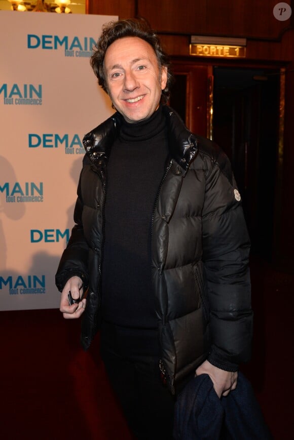 Stéphane Bern - Avant première du film "Demain tout commence" au Grand Rex à Paris le 28 novembre 2016. © Coadic Guirec/Bestimage
