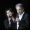 Liane Foly et Raphaël Mezrahi lors de la 4ème édition de "La Nuit de la Déprime" proposé par l'humoriste R. Mezrahi aux Folies Bergère à Paris, France, le 20 février 2017. Une soirée au ton décalé. © Alain Guizard/Bestimage