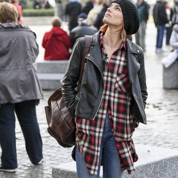 Exclusif - Fauve Hautot, invitée d'Enora Malagré dans son émission "Le Van" à Paris, qui sera diffusée le 20 février en 2ème partie de soirée sur CStar. © Pierre Perusseau / Bestimage