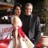 George Clooney et sa femme Amal Clooney - Première du film "Hail, Caesar!" à Westwood le 1er février 2016.