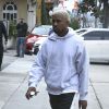 Kanye West arrive à son bureau à Calabasas, le 19 février 2017