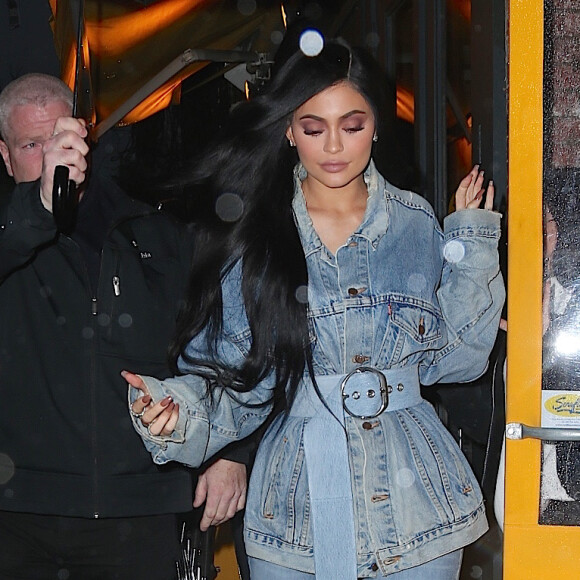 Kylie Jenner va dîner au restaurant Serafina à New York le 12 février 2017