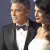 Amal et George Clooney arrivant aux César à Paris le 24 février 2017