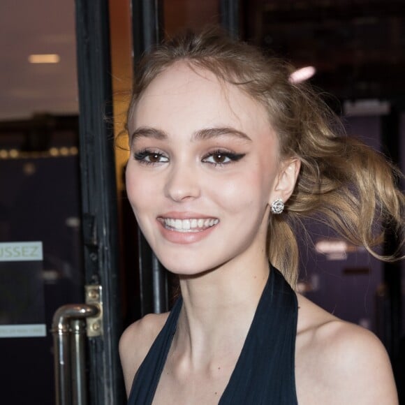 Lily-Rose Depp (Robe Chanel) arrive à la 42e cérémonie des César à la salle Pleyel à Paris le 24 février 2017. © Olivier Borde / Dominique Jacovides / Bestimage