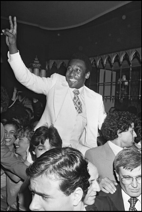 Pelé en 1981 à Paris chez Régine