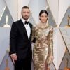 Justin Timberlake et sa femme Jessica Biel à la 89ème cérémonie des Oscars au Hollywood & Highland Center à Hollywood, le 26 février 2017