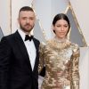 Justin Timberlake et sa femme Jessica Biel à la 89ème cérémonie des Oscars au Hollywood & Highland Center à Hollywood, le 26 février 2017