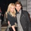 Adixia (Les Ch'tis) et son petit-ami Paga (Les Marseillais) à la Cérémonie des "Lauriers TV Awards 2015" à la Cigale à Paris, le 6 janvier 2015.