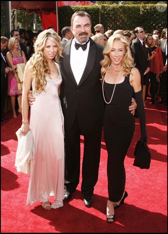 Tom Selleck en famille lors des Emmy Awards en 2007