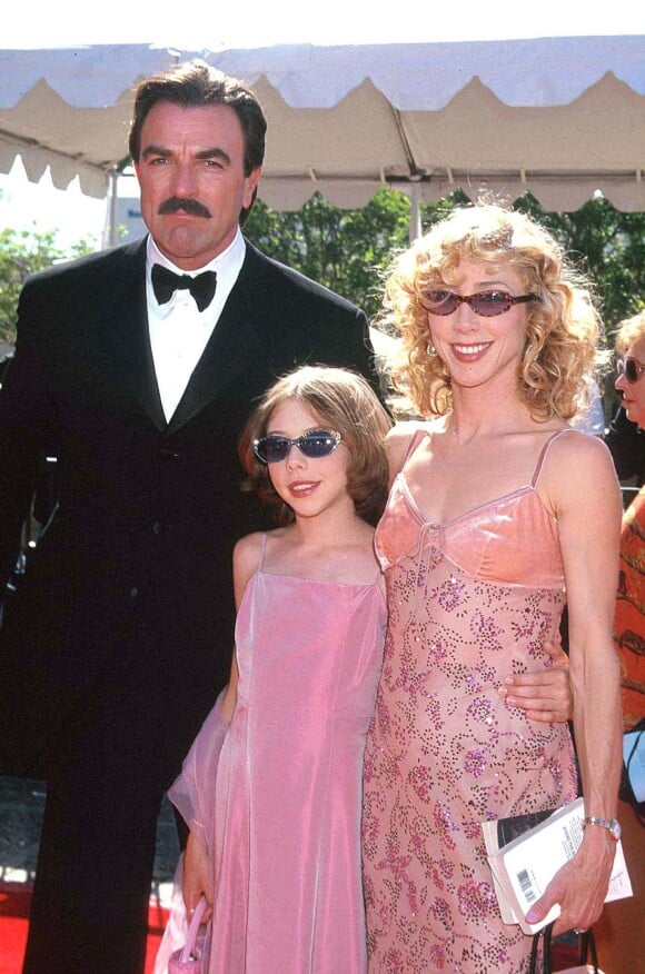 Tom Selleck, sa femme Jillie et leur fille Hannah en 2000