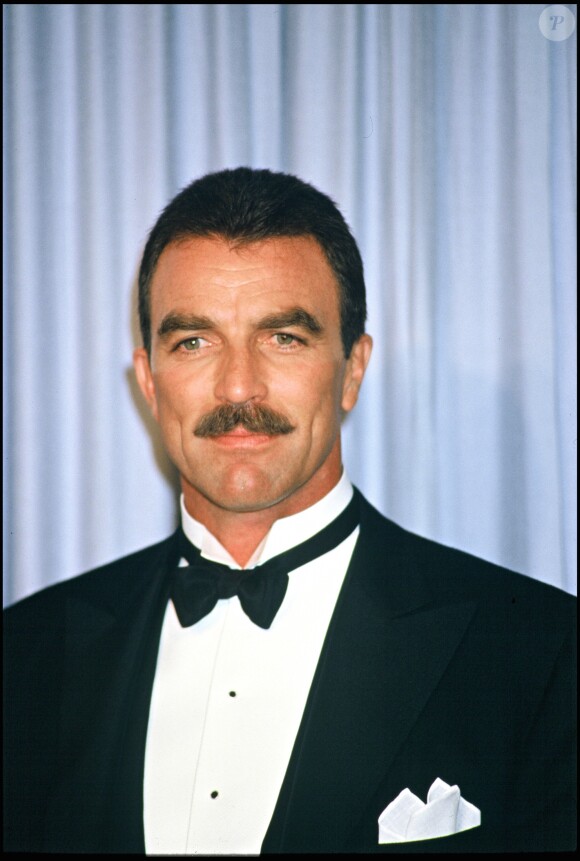 Tom Selleck lors de la soirée des Oscars en 1988