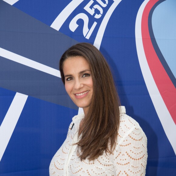 Exclusif - Elisa Tovati - Présentation de la nouvelle collection Lacoste Kids Automne Hiver 2016/17 et de la collection jeux Olympiques à Paris le 8 juin 2016.