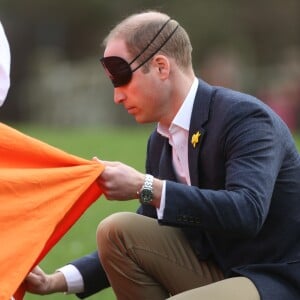 Le prince William, duc de Cambridge, effectuait le lancement du Skillforce Prince William Award à l'occasion d'une visite dans une école primaire du Pays de Galles à Abergavenny le 1er mars 2017.