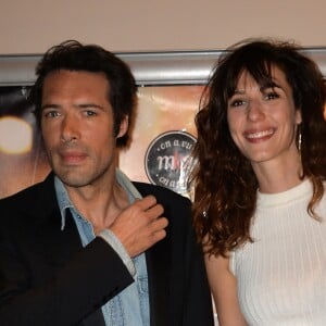 Doria Tillier et son compagnon Nicolas Bedos à l'Avant première du film "Monsieur & Madame Adelman" cinéma MK2 Bibliothèque à Paris, le 27 février 2017. © Veeren/Bestimage