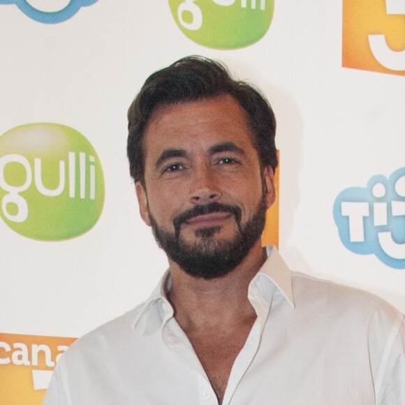 Olivier Minne au photocall de la rentrée TV des chaînes Canal J, Gulli et Tiji, au restaurant "La Gare" à Paris, le 30 juin 2016. © Pierre Perusseau/Bestimage